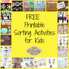 free printable sorting activities for kids the activity mom