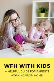 Wfh With Kids A Helpful Guide For Parents Working From Home Working From Home Home Games For Kids Wfh