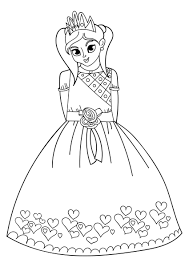 Malvorlage Prinzessin Kostenlose Ausmalbilder Zum Ausdrucken