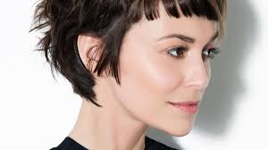 Kurze geschichtete bob frisur mit pony. Kurze Haare Gerader Pony