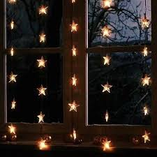 Hang Window Stars Christmas Aesthetic Fairy Lights Decor