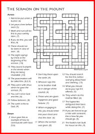 Rd.com knowledge brain games we've used the names of snow white's diminutive friends as clues i. Bible Crossword Puzzle The Sermon On The Mount Biblepuzzles Com
