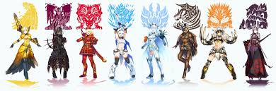 Xenosaga) and anime becoming video game properties (e.g. Monster Hunter World Dragons As Anime Characters Collection Album On Imgur