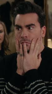 No guests at this year's Christmas party? No problem. #schittscreek  #happyholidays #holidayvibes #christmas