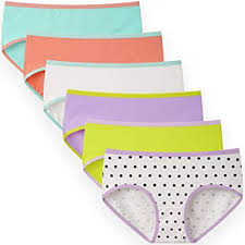 Young woman relaxing lazing in her bedroom at the morning. Amazon Com Innersy Girls Underwear Cotton Briefs Panties For Teens Pack Of 6 Clothing