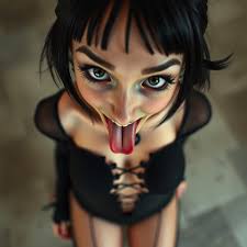 Gothic Charm: Ahaegao Beauty