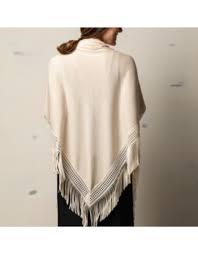 Discover extraordinary silk batik shawls and pashmina shawls at incredible prices from talented artisans around the world. Ivory Triangle Knit Scarf With Fringe Schoolhouse Earth