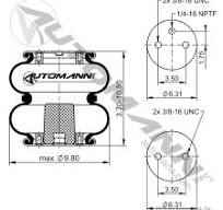 Air Bag for Hendrickson Lift Axles- Replaces S-2630 / W01-358-6902