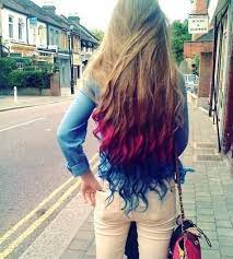 Dip Dyed Hair Dip Dye Hair Hair Inspiration Cool Hairstyles