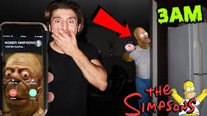 This ghost app (ghost detector app) seriously is amazing. Calling Homer Simpsons On Facetime At 3am Real Life Homer Simpsons Came To My House At 3am Youtube