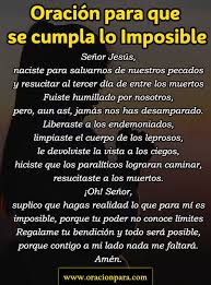 Oracion Muy Milagrosa Para Imposibles In 2020 Catholic Prayer For Healing Prayer For Peace Life Quotes