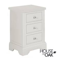 For example, a spacious and elegant bedside cabinet with multiple drawers or a graceful distressed white bedside table can be an excellent way to add more storage space in your. Symphony Grey 3 Drawer Bedside Cabinet House Of Oak