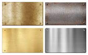 Best Materials Used For Making Name Plates Name Plate Aluminum Metal Plate Sets