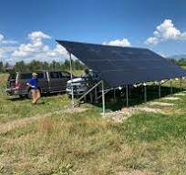 Scalable Solar Panel Ground Mounting
