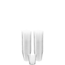 Squeeze a paper towel in between the stuck cups and try to absorb the trapped water. Big Party Pack Clear Plastic Shot Glasses 100ct 2oz Party City