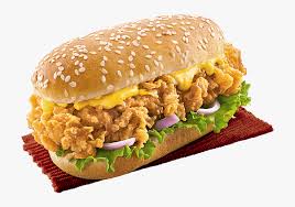 Our menu prices are now inclusive of gst.* Kfc Chicken Long Veg Longer Burger Kfc Hd Png Download Kindpng