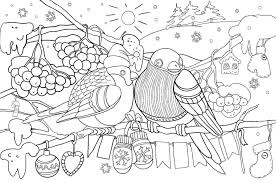 Ausmalbilder Winter Fur Kinder Im Format A4 Wonder Day