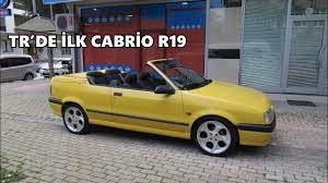 2016 Gumruk Cikisli Renault 19 Cabrio 1 8 Youtube