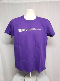 Nyu New York University School Of Professional Studies Womens M Purple Tshirt Gildan York University College Outfits Women