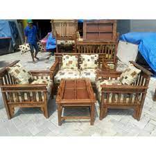 Promo termurah sofa l sudut minimalis set free ongkir jabodetabek: Sofa Kayu Minimalis 211 Meja Kerang Promo Harga Shopee Indonesia