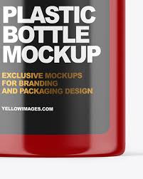 Download Glossy Plastic Bottle Mockup In Bottle Mockups On Yellow Images Object Mockups PSD Mockup Templates