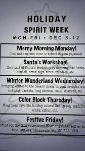 Unique spirit week ideas for elementary school, middle school, and high school. 7 Christmas Spirit Week Ideas Spirit Week Holiday Spirit Week Christmas Spirit