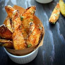 Oven Baked Potato Wedges Recipe Yummly Recipe Recipes Potato Wedges Baked Baked Potato Wedges Oven
