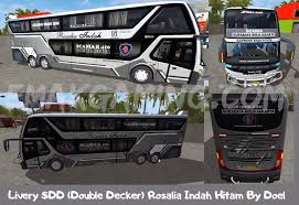 How to install the double decker bussid livery bus: 10 Livery Bussid Sdd Bimasena Double Decker Jernih Terbaru 2020