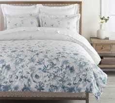 These small bedding designs are packed with romantic comfort. Florence Floral Organic Percale Duvet Cover Pottery Barn