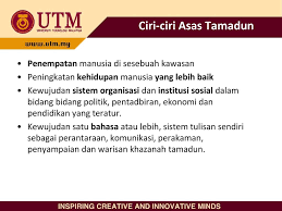 Secara ringkasnya, berikut adalah beberapa elemen asas yang memainkan peranan penting dalam proses pembentukan. Pengenalan Kepada Ilmu Tamadun Ppt Download