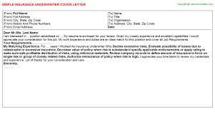 However, as already mentioned above, make sure to tailor. Surety Underwriter Cover Letters