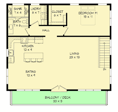 Carriage house type 3 car garage with apartment plans. 3 Car Modern Carriage House Plan With Sun Deck 68541vr Architectural Designs House Plans