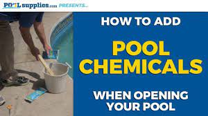 Check spelling or type a new query. How To Add Pool Chemicals When Opening Your Swimming Pool Poolsupplies Com Youtube