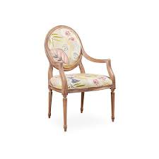 Laila Armchair Blush Floral Arm Chairs 5 230 Sar Liked On Polyvore Featuring Home Furniture Chairs Accent Floral Furniture Floral Armchair Floral Chair