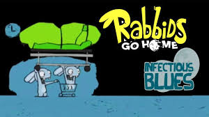 3 Rabbids Go Home Infectious Blues Video Game Kids Movie Gamepl Kid Movies Games For Kids Blues