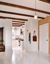 Plancher Blanc Poutre Plafond Wow Home Hall Decor White Floors