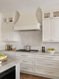 Traditional White Kitchen With Custom Range Hood Beck Allen Cabinetry White Kitchen Traditional Kitchen Hood Design Traditional Kitchen Design