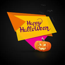 Happy halloween lettering mit dem stabilo pen 68 metallic. Happy Halloween Geometric Banner With Pumpkin And Lettering 1233200 Vector Art At Vecteezy
