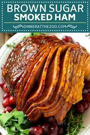 Brown Sugar Smoked Ham Recipe Holiday Ham Recipe Brown Sugar Glazed Ham Ham Christmas Thanksgi Smoked Ham Recipe Holiday Ham Recipes Smoked Food Recipes