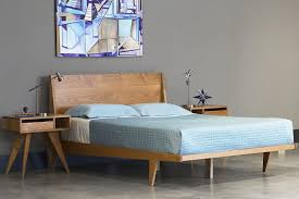 Modern One Platform Bed Handmade Mid Century Modern Bed Modern Platform Bed Modern Bedroom Furniture Solid Wood Bed Frame