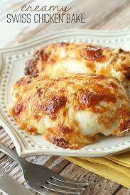 Creamy Swiss Chicken Bake Recipe Video Lil Luna Recipe Recipes Cooking Swiss Chicken Bake