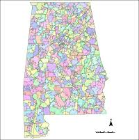 Just click the image to view the map online. Editable Alabama Map With Counties Zip Codes Illustrator Pdf Digital Vector Maps