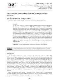 Savesave profil kepala sekolah for later. Pdf Development Of Learning Design Based On Realistic Mathematics Education