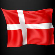 Das rot wird auch als dannebroksrot bezeichnet. Dannebrog Danische Flagge Fahne Danemark Tasse Einfarbig Heizfrosch Shop