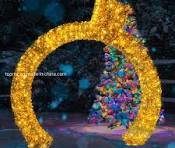 Factory Price Christmas Arch LED Motif Ring Lights ...