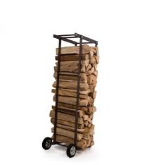 Porte Buches Et Range Buches Truck Accessoires De Cheminee Stockage De Bois De Chauffage Interieur Rangement Decoratif