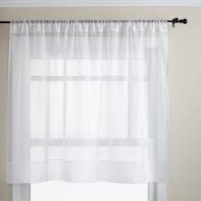 Premium quality blackout curtains that reduce noise, blocks light, minimizes light and provides privacy. Modern Fashion Simple White Curtain For Kitchen Half Window Tulle Curtains Rustic Kitchen Living Room Curtains Wish