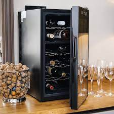 Newair manufacturers a number of wine coolers and refrigerators with varying features. Ovation Dual Zone Wine Bottle And Drinks Thermoelectric Cooler Fridge 18 Bottle 5030017085313 Ebay