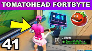 The beef boss skin is one of the upcoming outfits in fortnite season 5. Fortnite Fortbyte 41 Using Tomato Head Emoticons In A Durrburger Restaurant