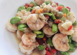 Dan masak kembali … 50 gram margarin bahan bumbu udang pedas 7 sendok makan kecapâ … resep kepiting saus padang. Resep Tumis Udang Pete Pedas Oleh Lidwina Nonie Cookpad